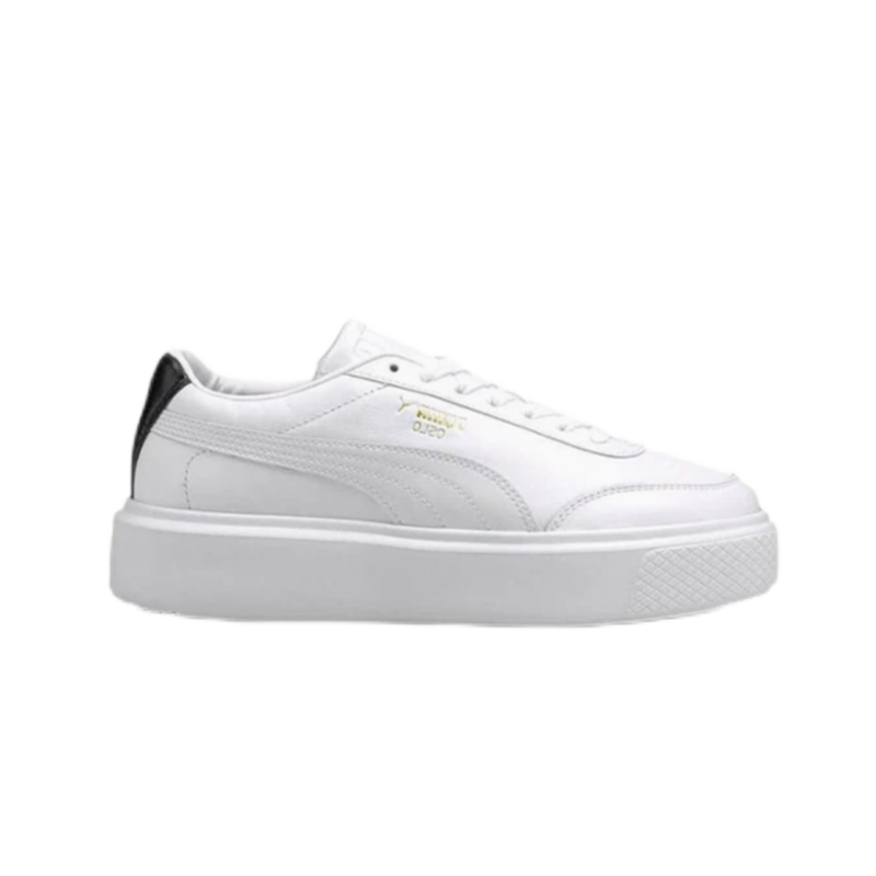 Puma R7020 White Black Suede Sneakers - 2