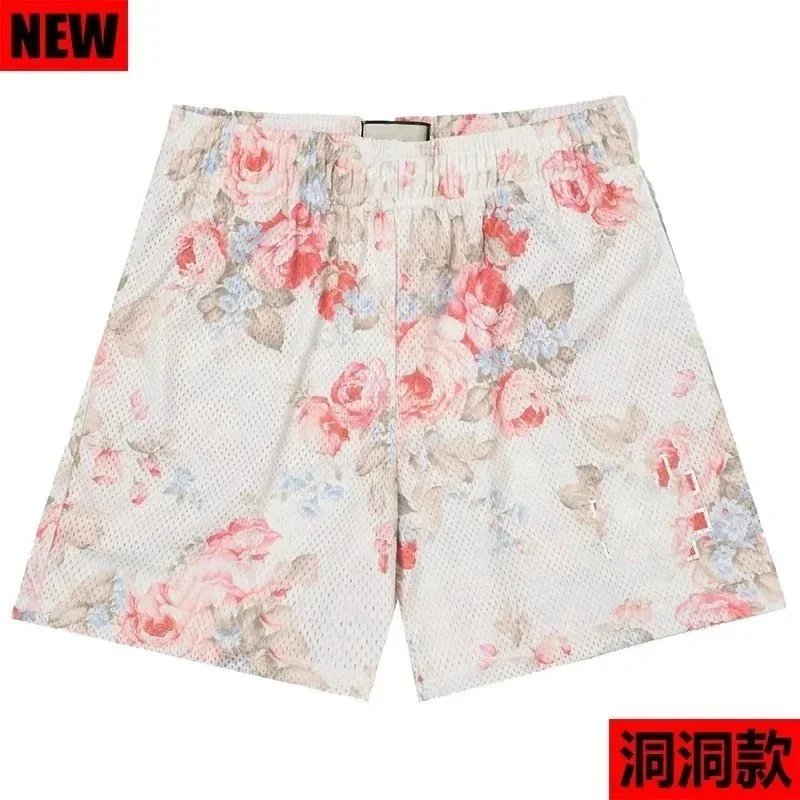 Gucci Floral Mesh Shorts Pink - 6