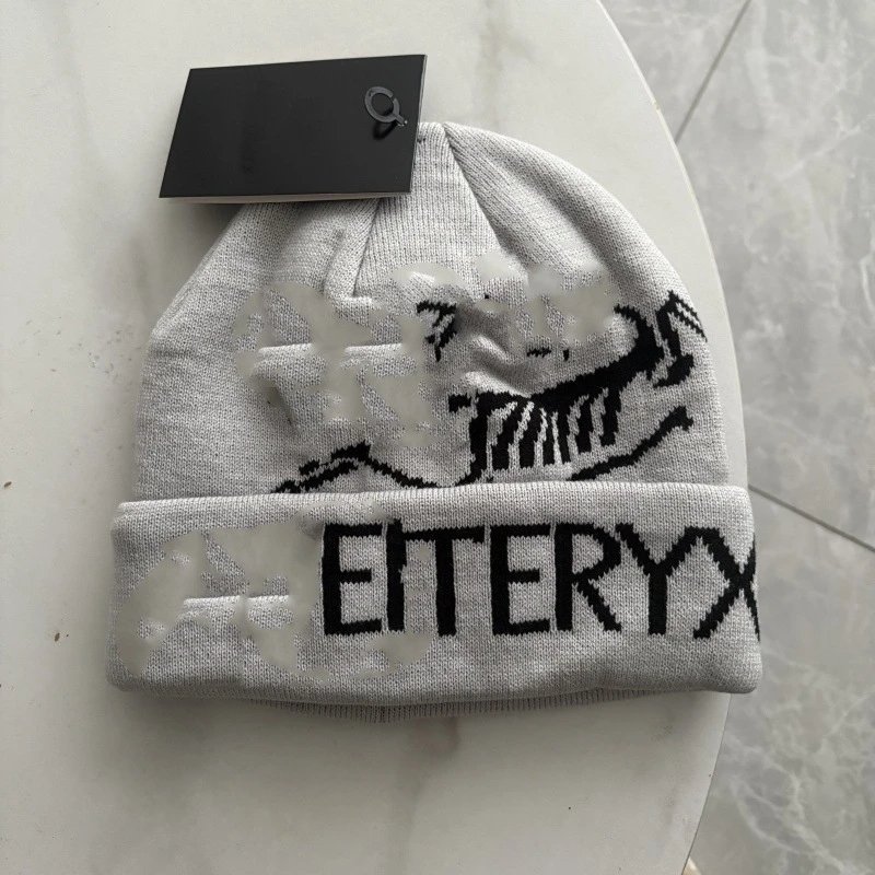 Eiteryyx Skeleton Graphic Beanie Gray - 1