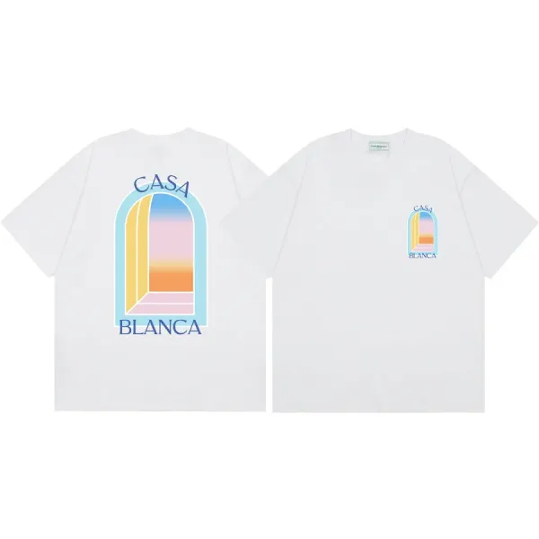 Casa Blanca Archway Graphic T-Shirt White - 1