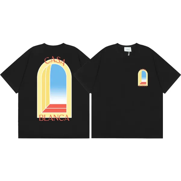 Casa Blanca Archway Graphic T-Shirt Black - 1
