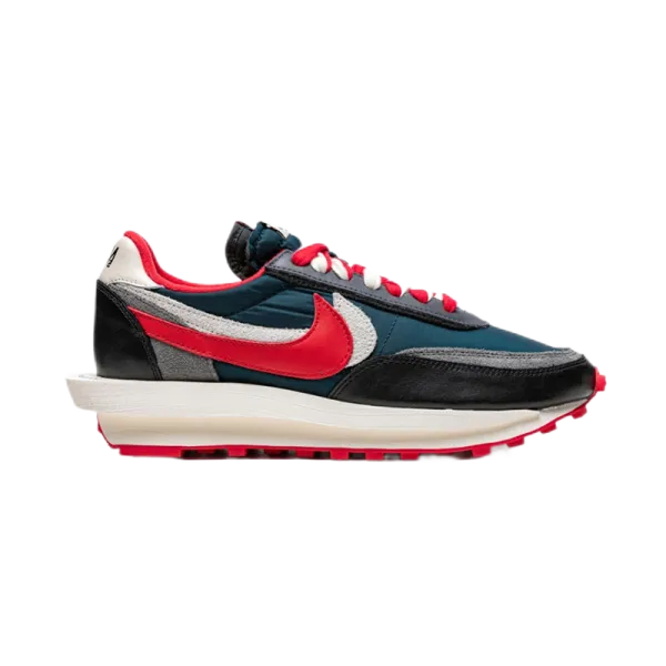 Nike x Sacai VaporWaffle Navy Red Black Sneakers - 1