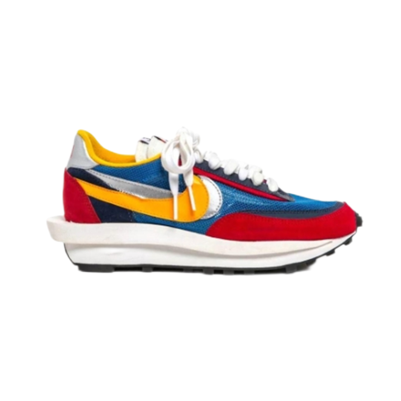 Nike Cortez x Sacai Vaporwaffle Gray Olive Sneakers - 5