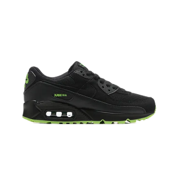 Nike Air Max 90 Black Volt Green Sneakers - 1
