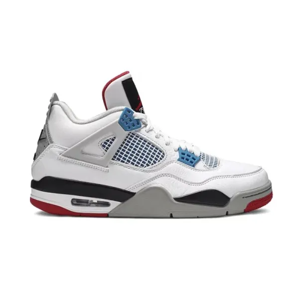 Air Jordan 4 Retro White Cement Blue Sneakers - 1