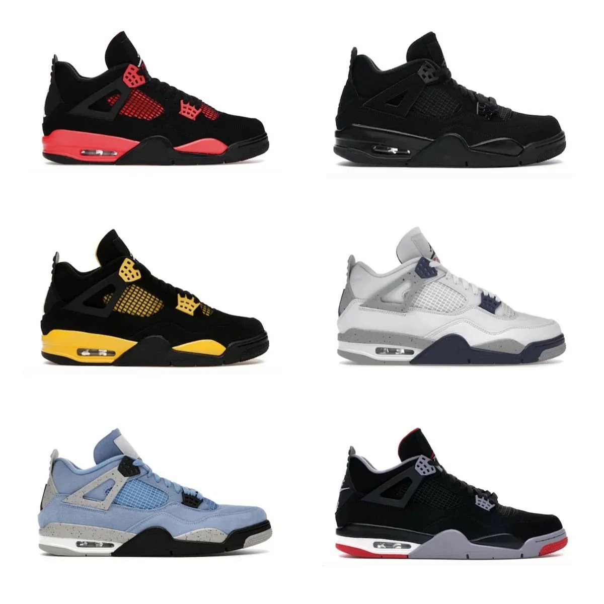 Air Jordan 4 Retro White Sneakers Basketball Shoes product detail 2 in Litbuy spreadsheet finds