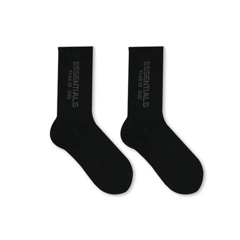Fear of God Essentials Ribbed Crew Socks Gray - 8