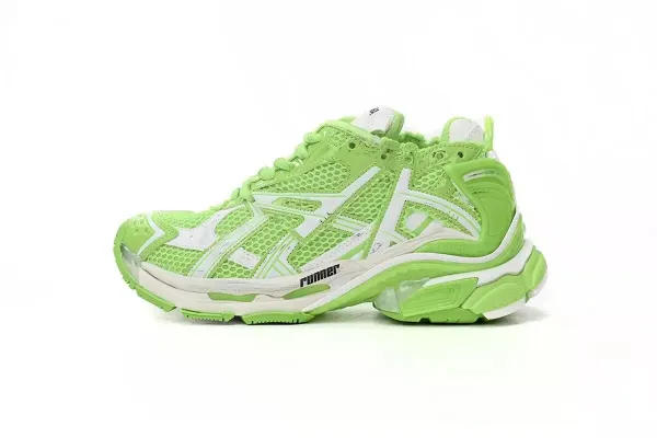 Balenciaga x Asics Runner Neon Green Sneakers - 1