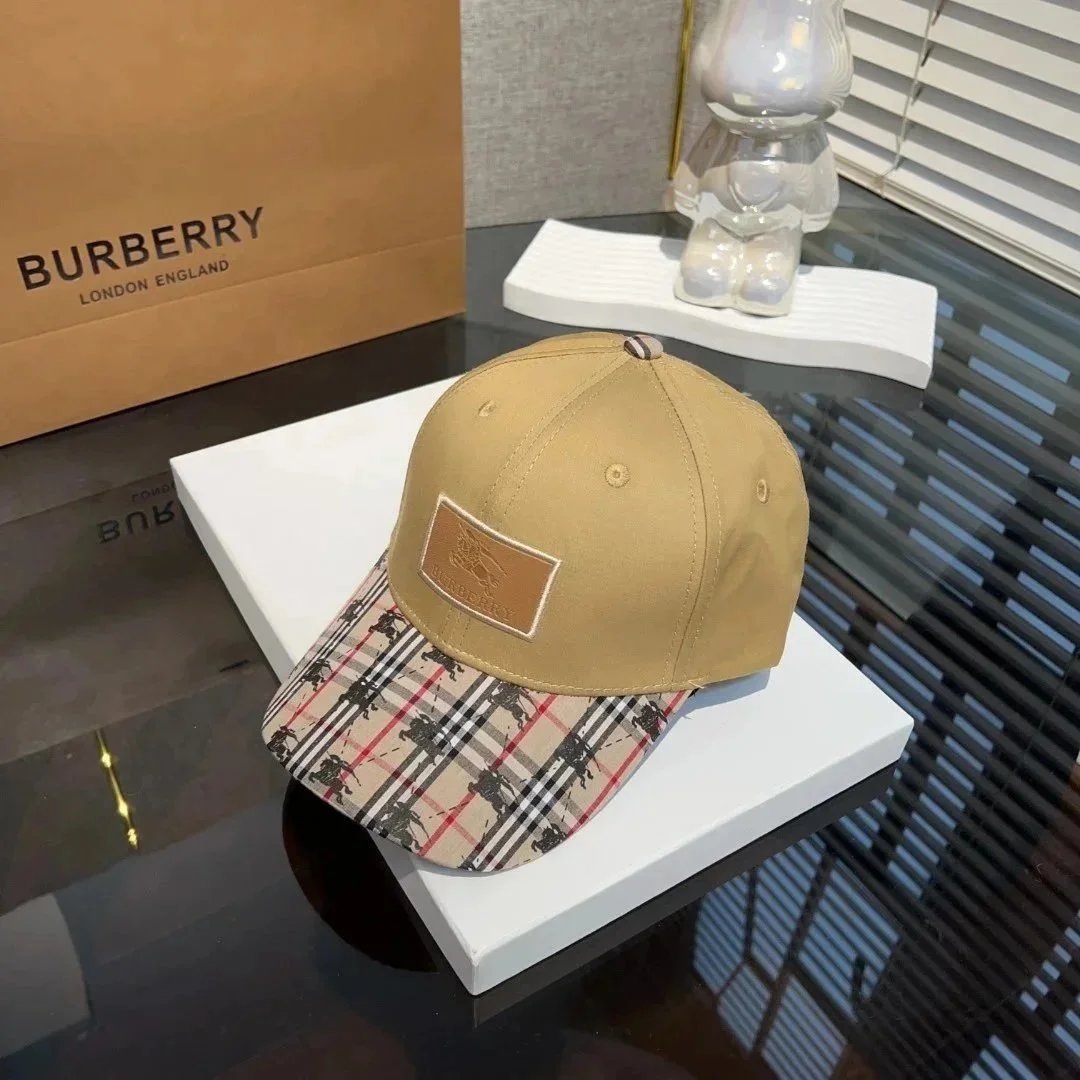 Burberry Logo-Embroidered Black Baseball Cap - 11
