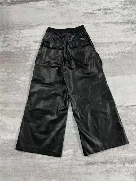 Rick Owens DRKSHDW Cargo Pants Black Leather-Effect Pants - 5