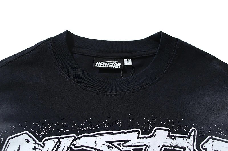 Hellstar Flame Star Graphic Oversized T-Shirt Black - 46