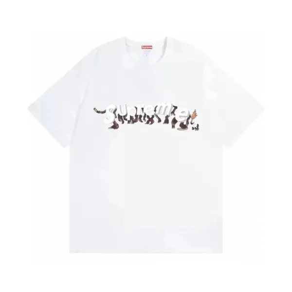 Supreme x Takashi Murakami Logo Tee White T-Shirt - 1