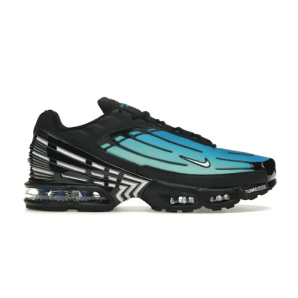 Nike Air Max Plus TN Black Turquoise Gradient Sneakers - 2