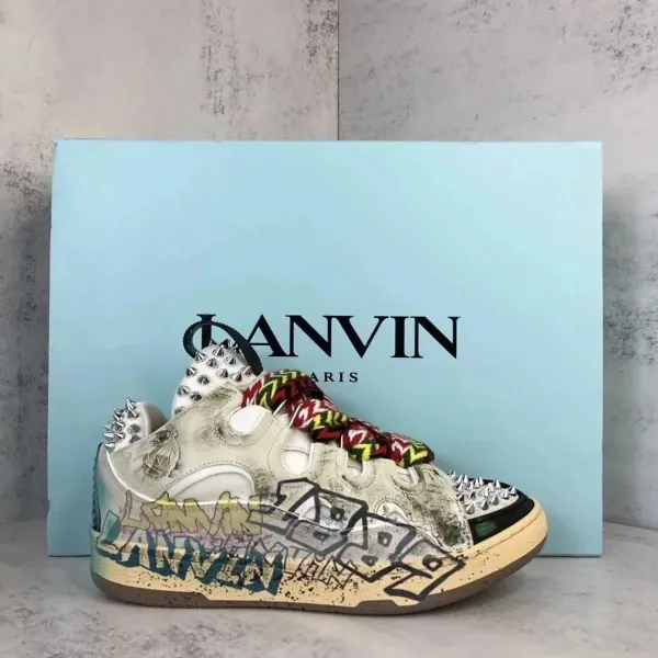 Lanvin x Gallery Dept. Spiked Graffiti Sneakers - 1