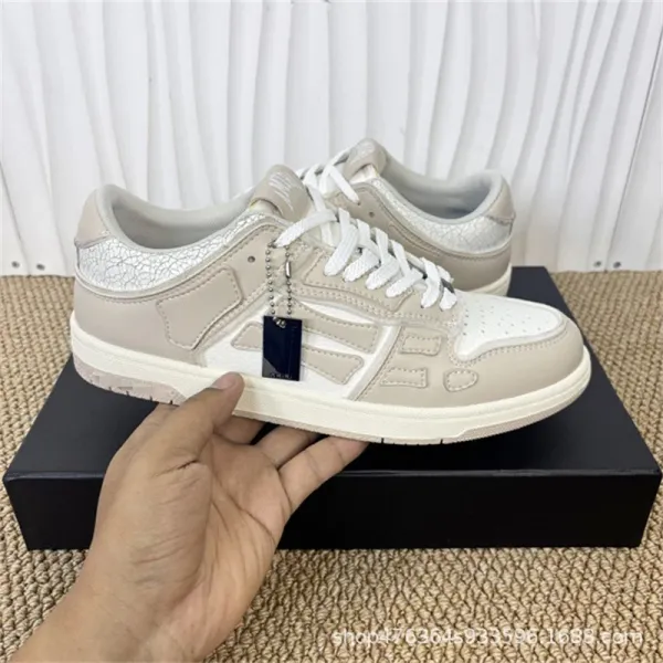Off-White x Nike Dunk Low Green White Sneakers - 4