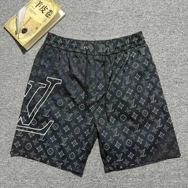 Louis Vuitton Monogram Octopus Print Swim Shorts Black - 11
