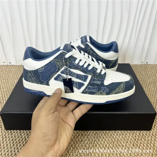 Off-White x Nike Dunk Low Green White Sneakers - 7