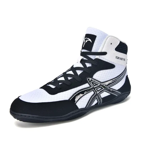 Asics Wrestling Shoes White/Black Sneakers - 1