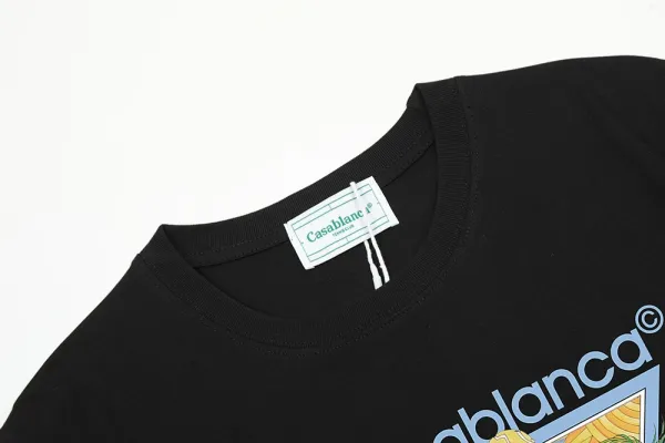 Casa Sport Graphic Print Black Oversized T-Shirt - 4
