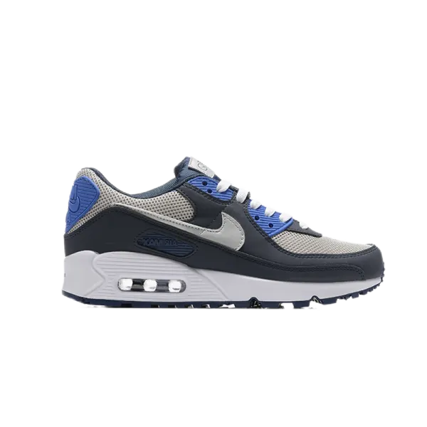 Nike Air Max 90 White Red Blue Sneakers - 5