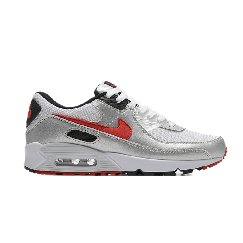 Nike Air Max 90 Burgundy Beige Sneakers - 12