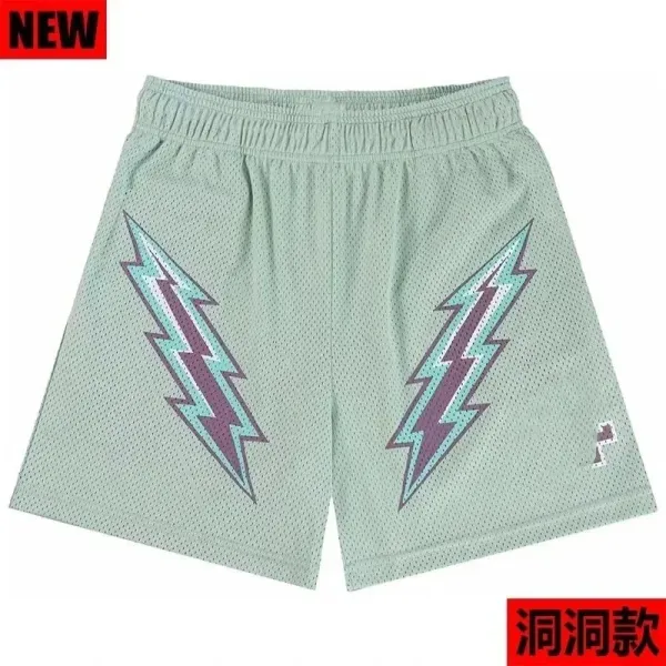 Gallery Dept. Lightning Bolt Mesh Shorts Mint Green - 1