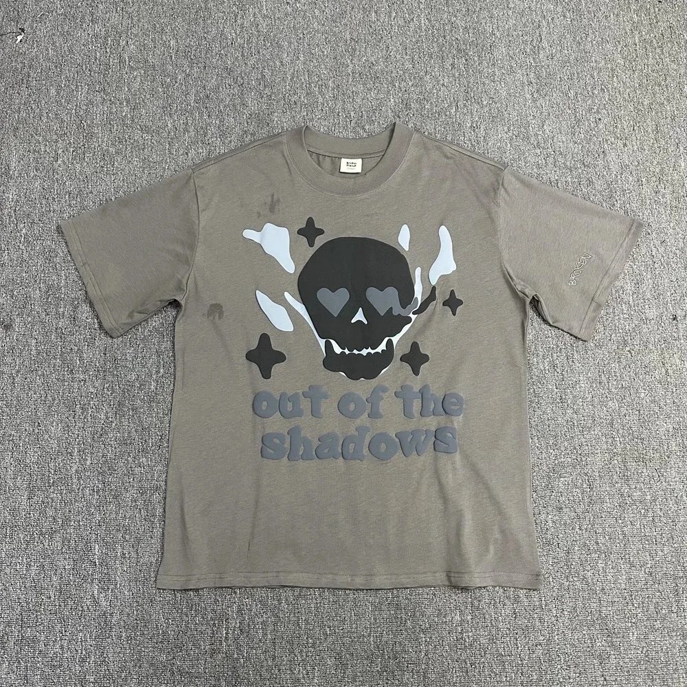 Design Trapped in Time Graphic Oversized T-Shirt Navy - 6