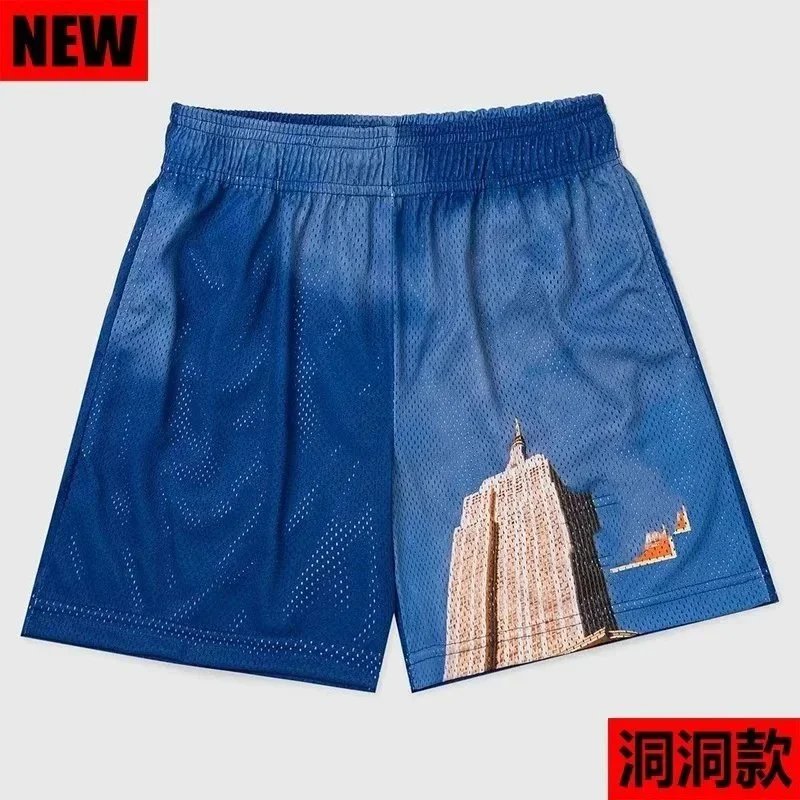 Gallery Dept. Empire State Building Mesh Shorts Blue - 1