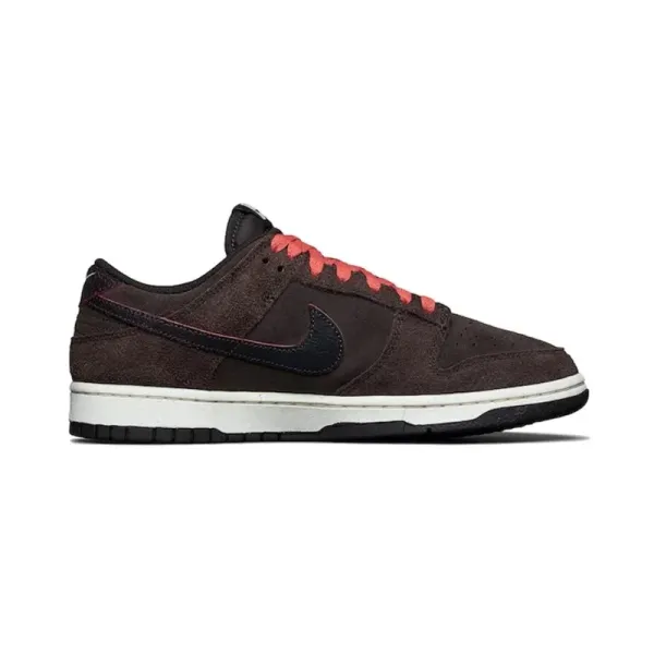 Nike SB Dunk Low Brown with Coral Laces Sneakers - 1