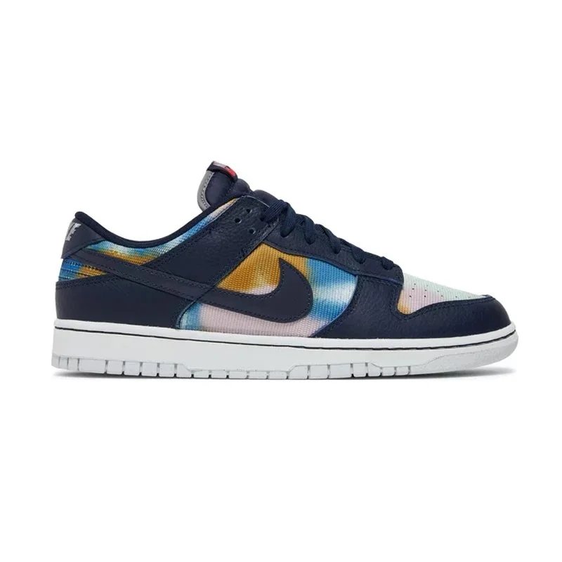 Nike Dunk Low Multicolor Tie-Dye Sneakers - 1