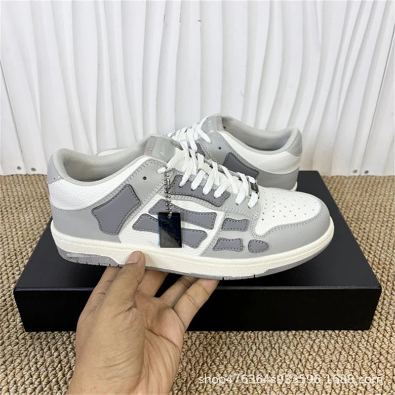 Off-White x Nike Dunk Low Green White Sneakers - 8