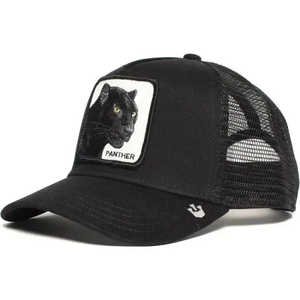Goorin Bros Panther Black Trucker Hat - 1