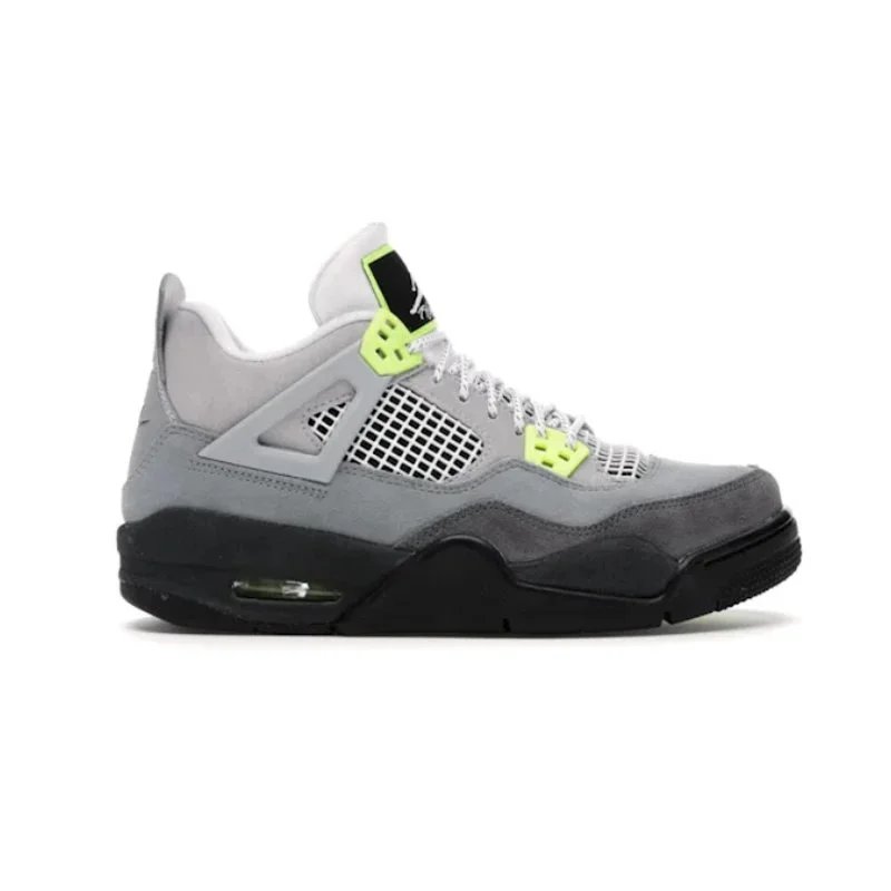 Off-White x Air Jordan 4 Retro 'Black' Sneakers - 4