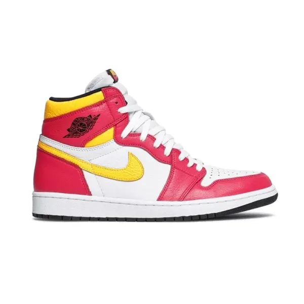 Air Jordan 1 High OG Chicago Reimagined Pink Yellow Sneakers - 1