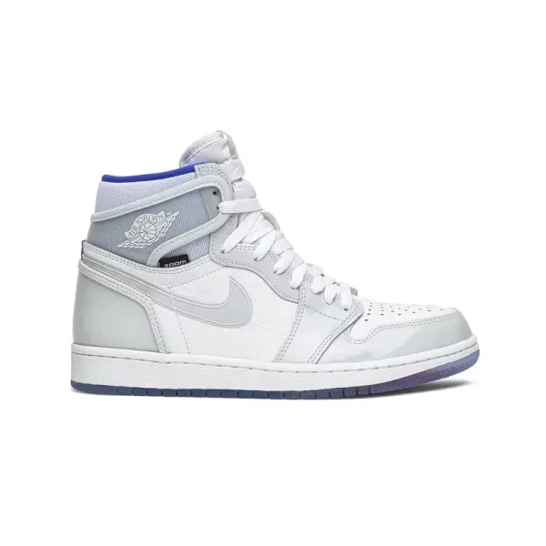 Air Jordan 1 High Zoom CMFT White Blue Sneakers - 1