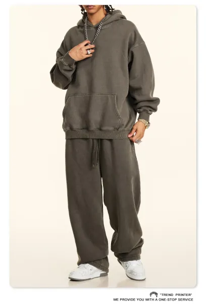 Saint Tears Relaxed Fit Sweatpants Deep Gray - 5