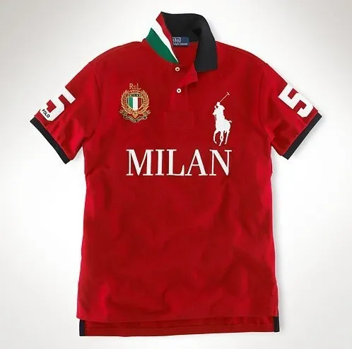 Ralph Lauren Milano Polo-Shirt Red - 1
