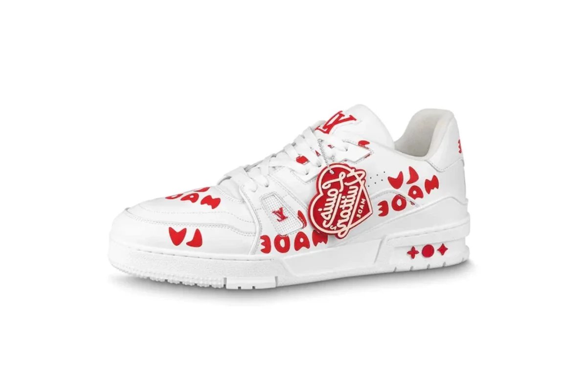 Louis Vuitton x Casino de Monte-Carlo Trainer White Red Sneakers - 1