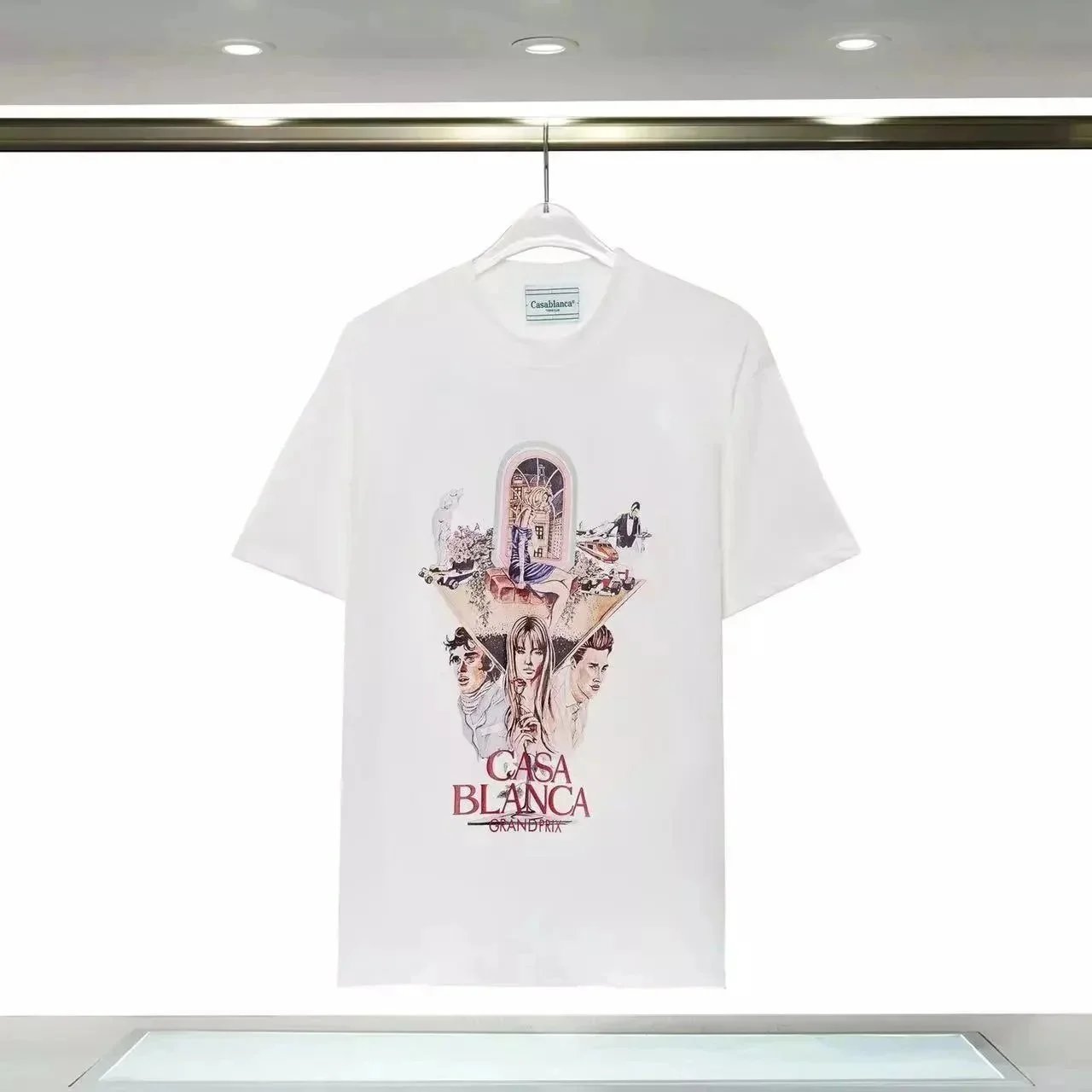 Casablanca Sakura Garden White T-Shirt - 6