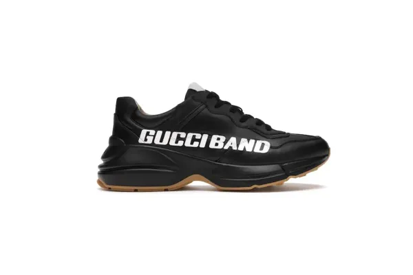 Gucci Rhyton Gucci Band Black Sneakers - 1