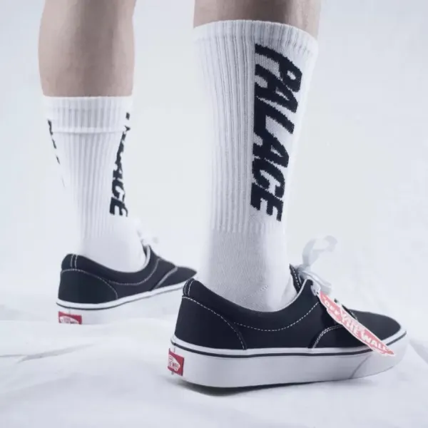 Palace Skateboards Logo Socks White - 8