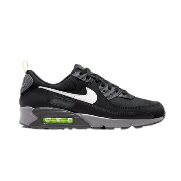 Nike Air Max 90 Black/White/Lime Green Sneakers - 1