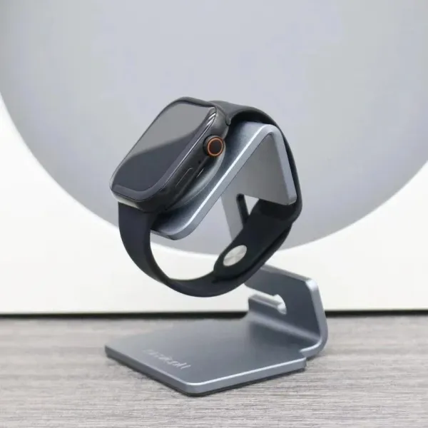 Apple Watch Ultra 2 Black, Orange, and Beige Sport Bands Smartwatches - 4