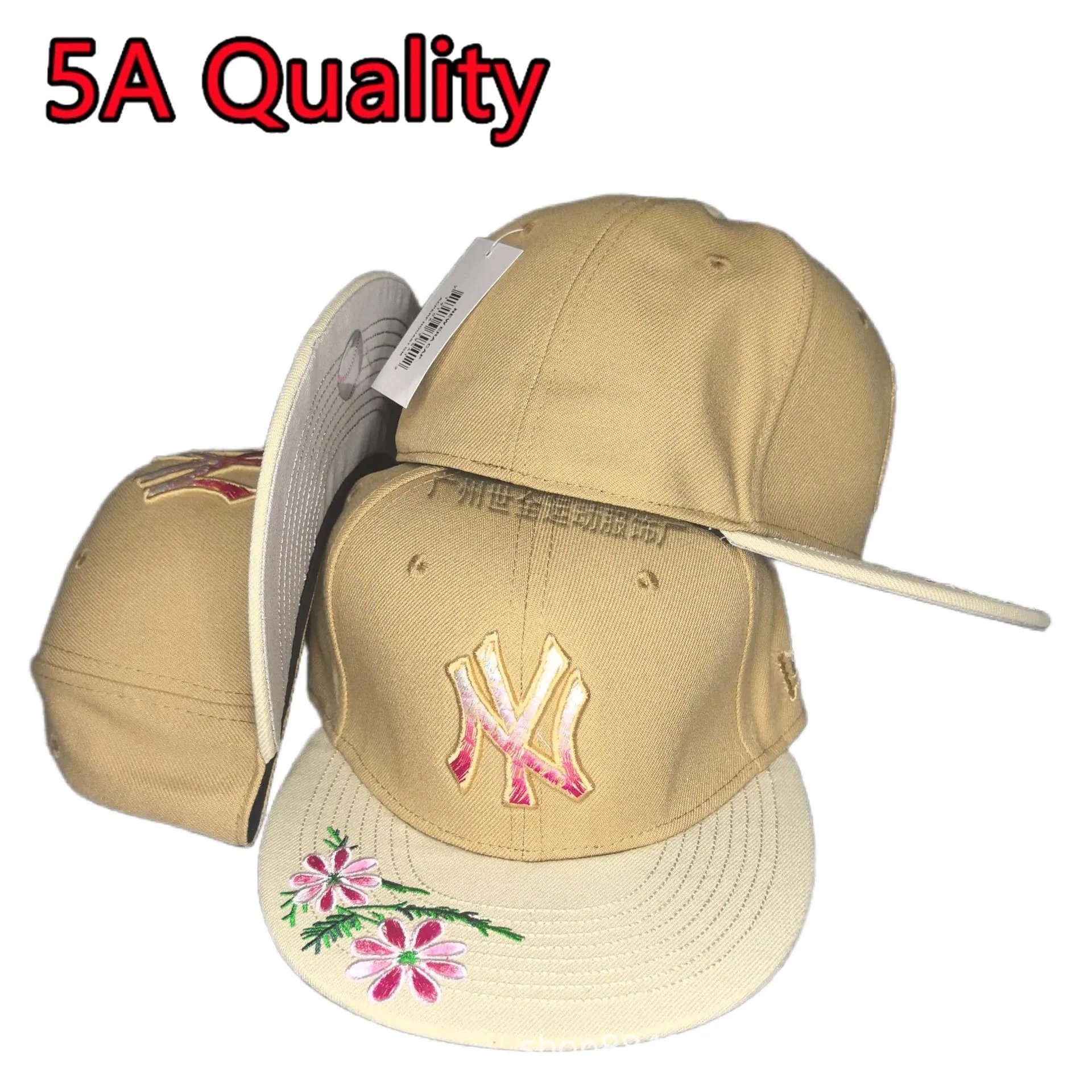 New Era 59Fifty LA Dodgers Rose Embroidery Black Snapback Hat - 10