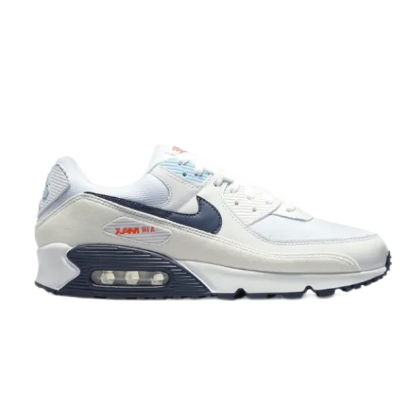 Nike Air Max 90 Black/Red/Gray Sneakers - 7