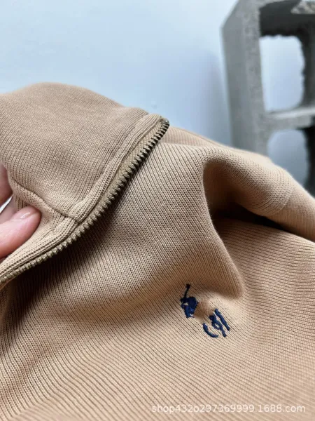 Ralph Lauren Polo Half-Zip Sweater Forest Green - 10