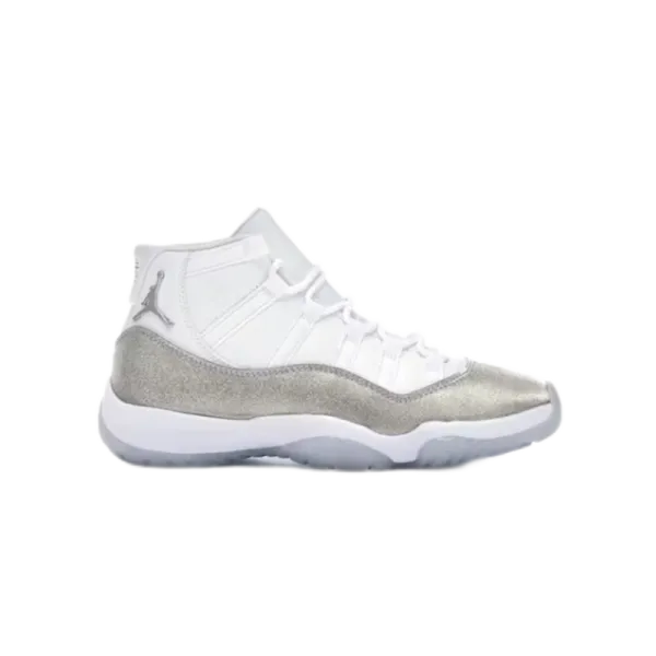 Air Jordan 11 Retro Low Silver Glitter Sneakers - 1