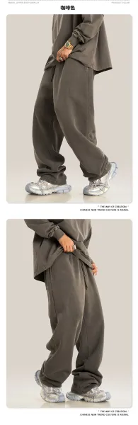 Saint Tears Relaxed Fit Sweatpants Deep Gray - 7
