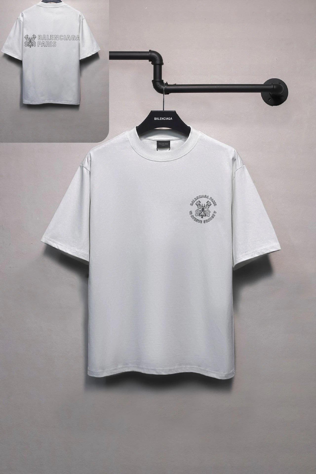 Off-White Wave Logo Black T-Shirt - 45