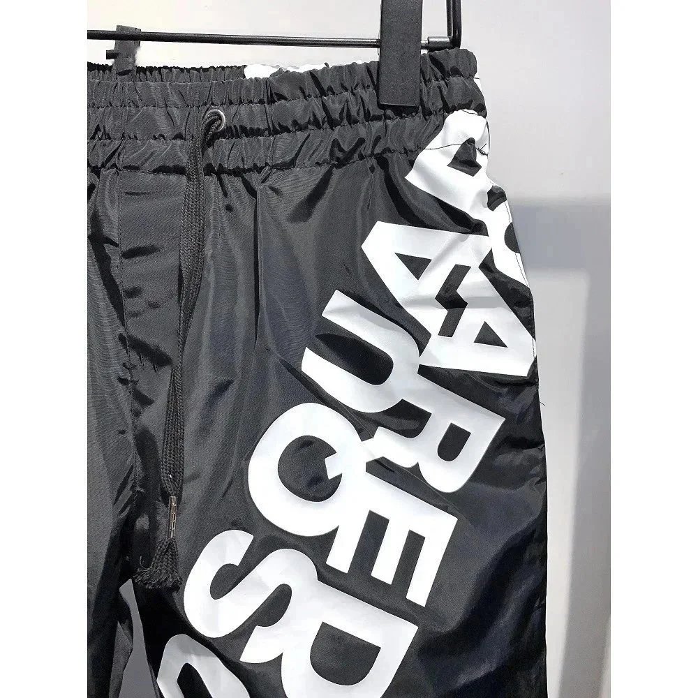 Dsquared2 Logo Print Black Shorts - 8